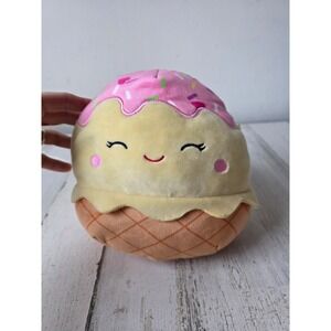 Squishmallows clara ice cream sprinkle cone pillow plushie squishy mini